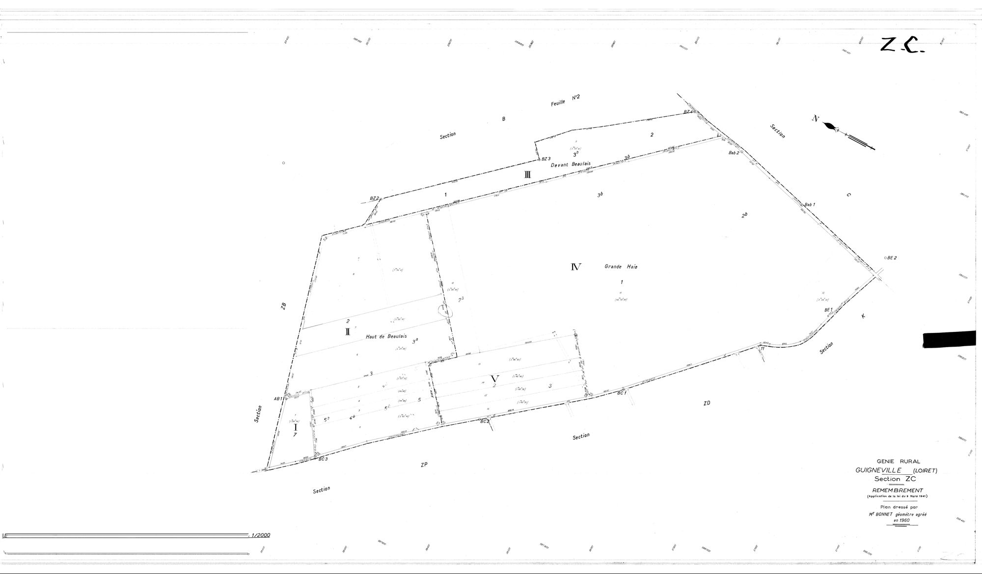 Guigneville - Sections