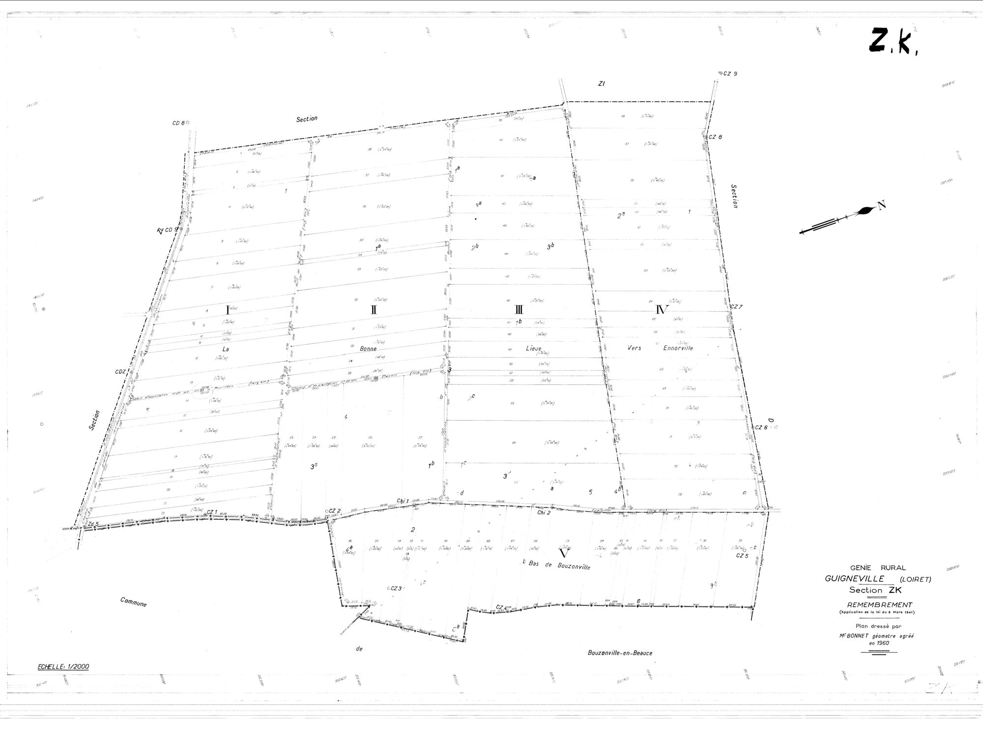 Guigneville - Sections