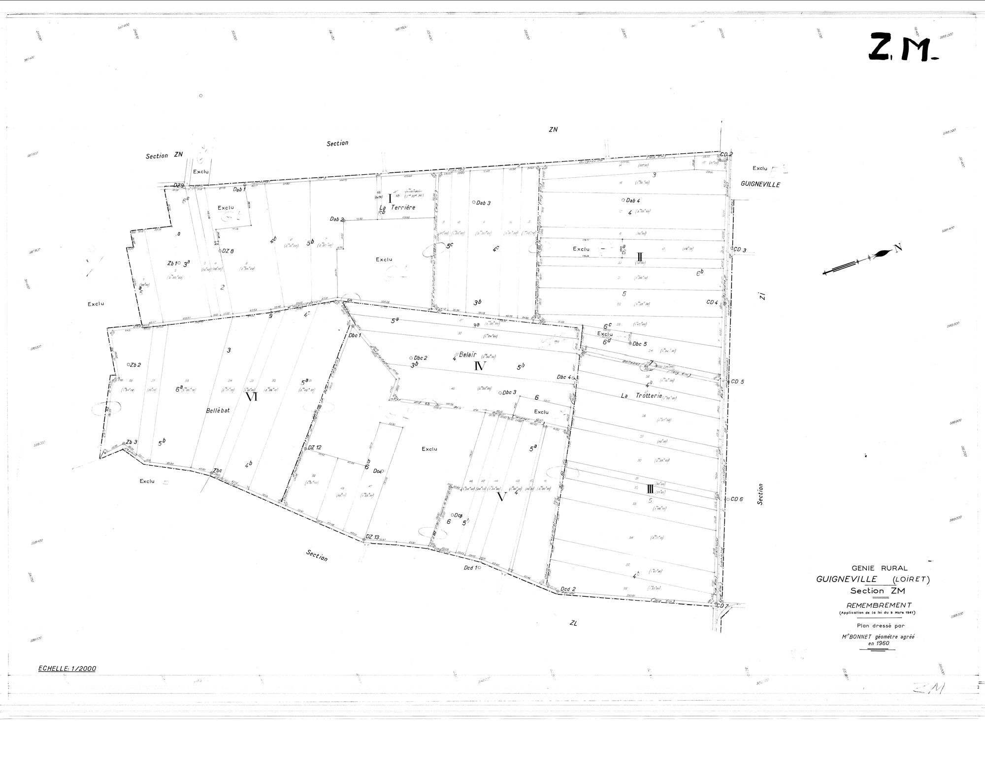 Guigneville - Sections