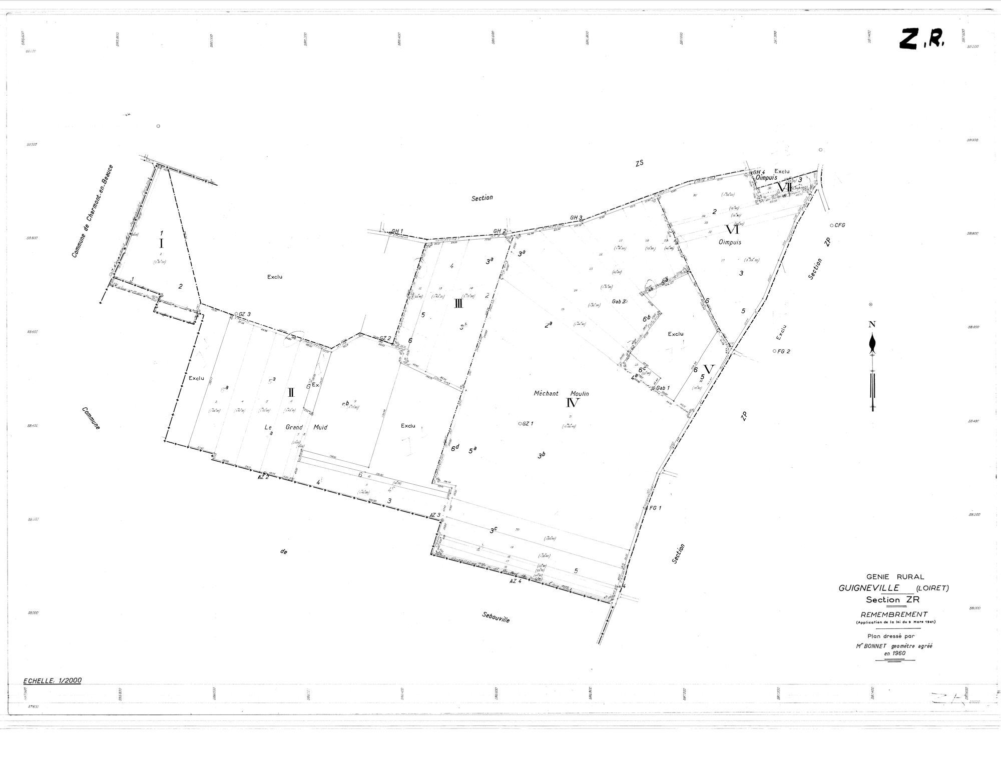 Guigneville - Sections
