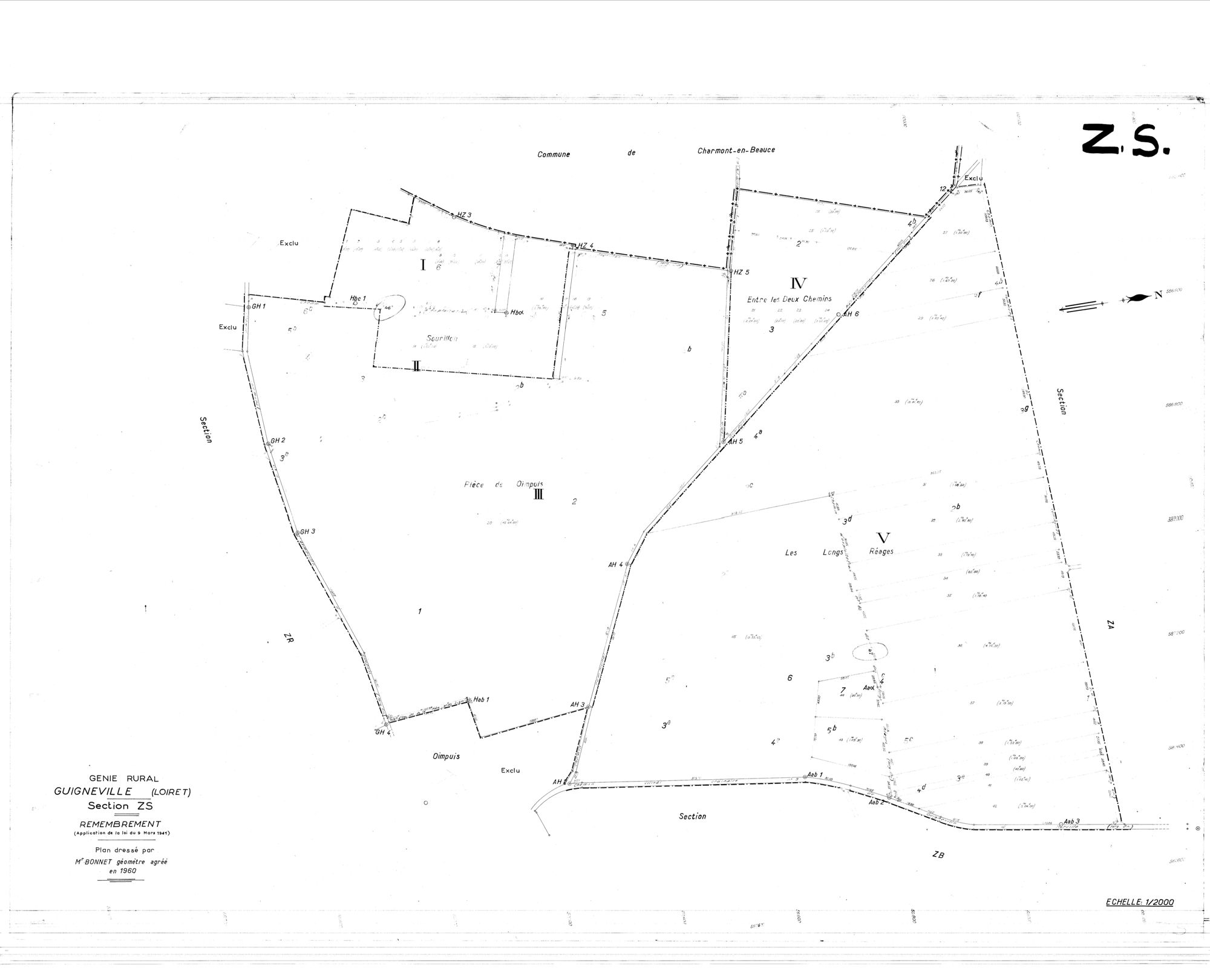 Guigneville - Sections