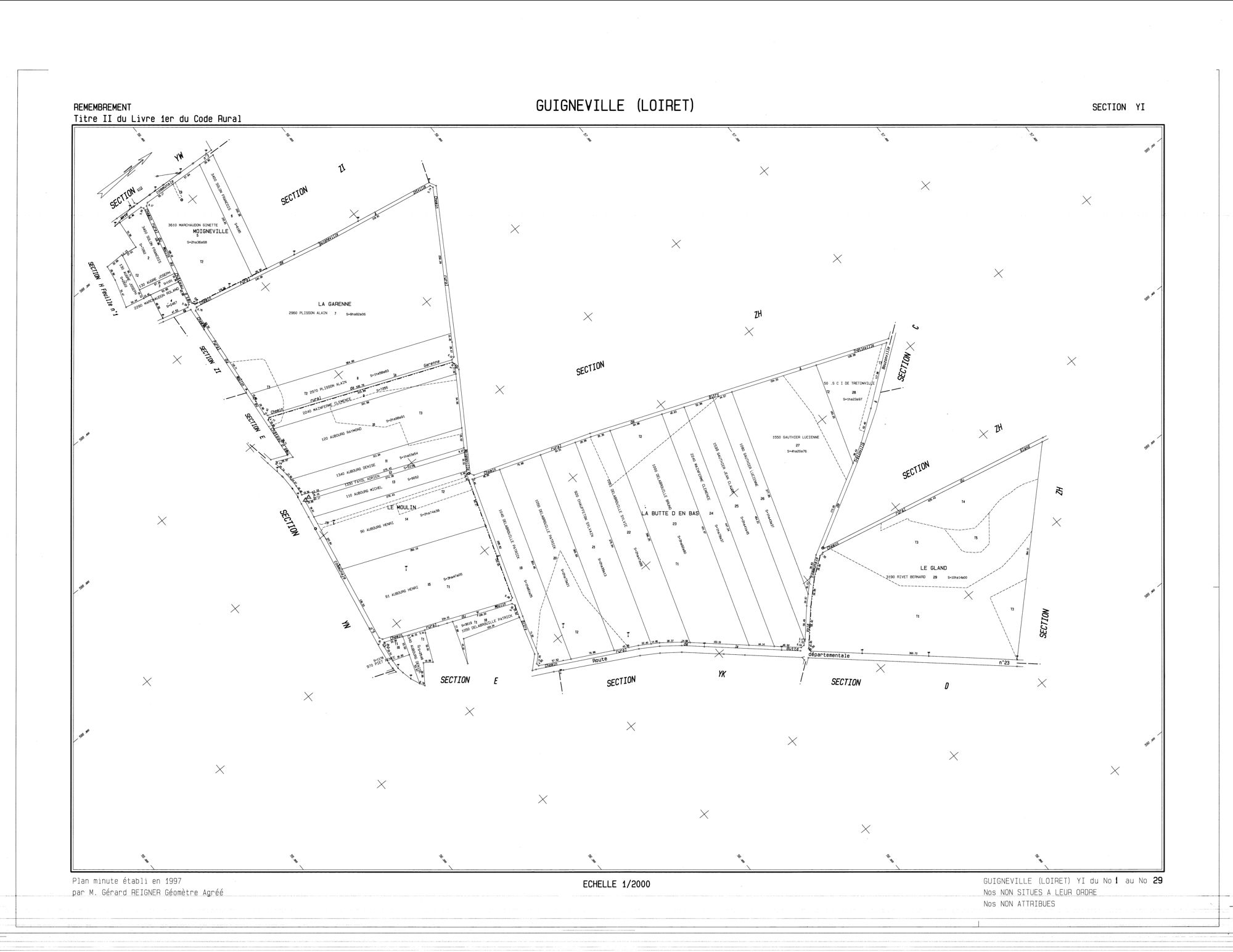 Guigneville - Sections