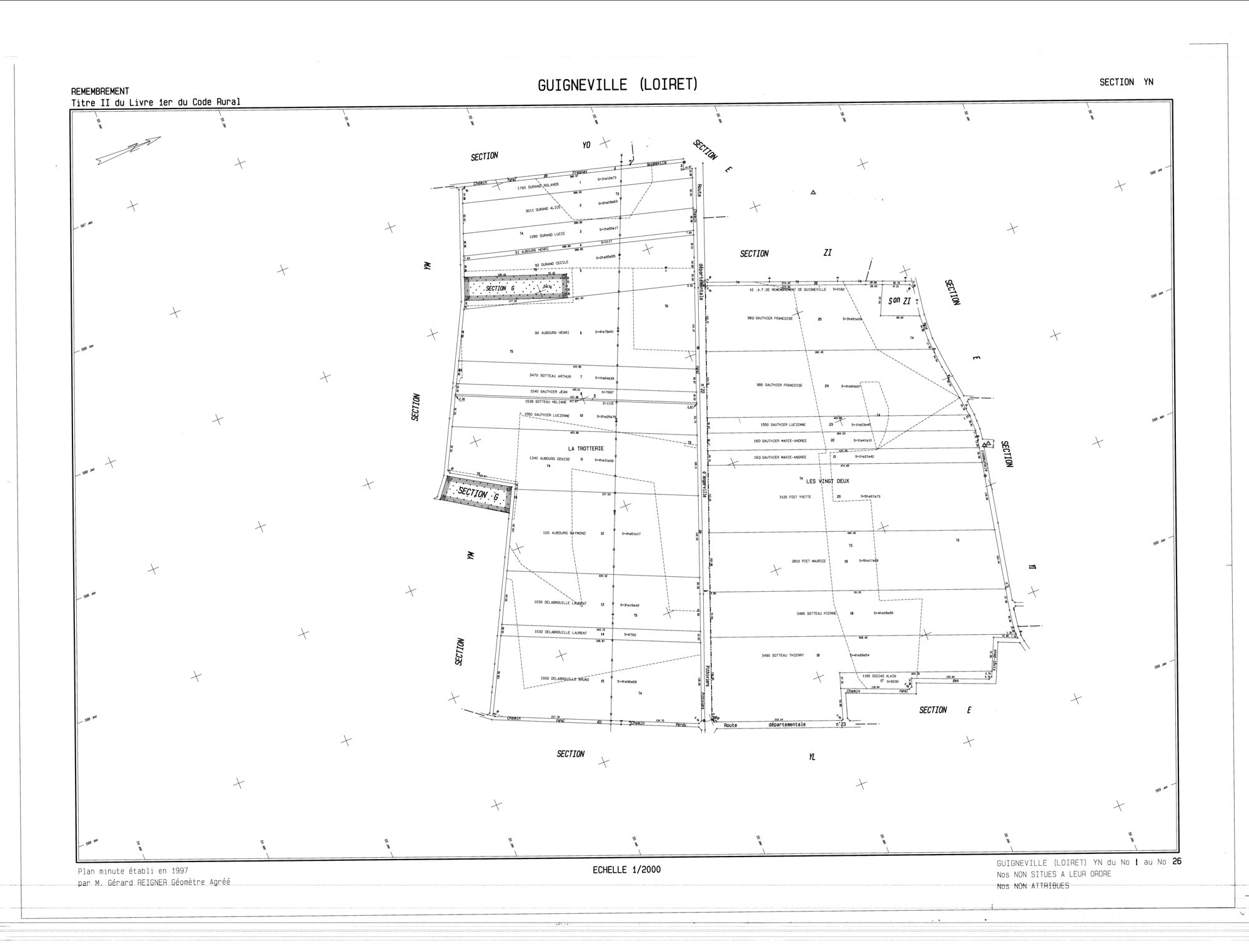 Guigneville - Sections