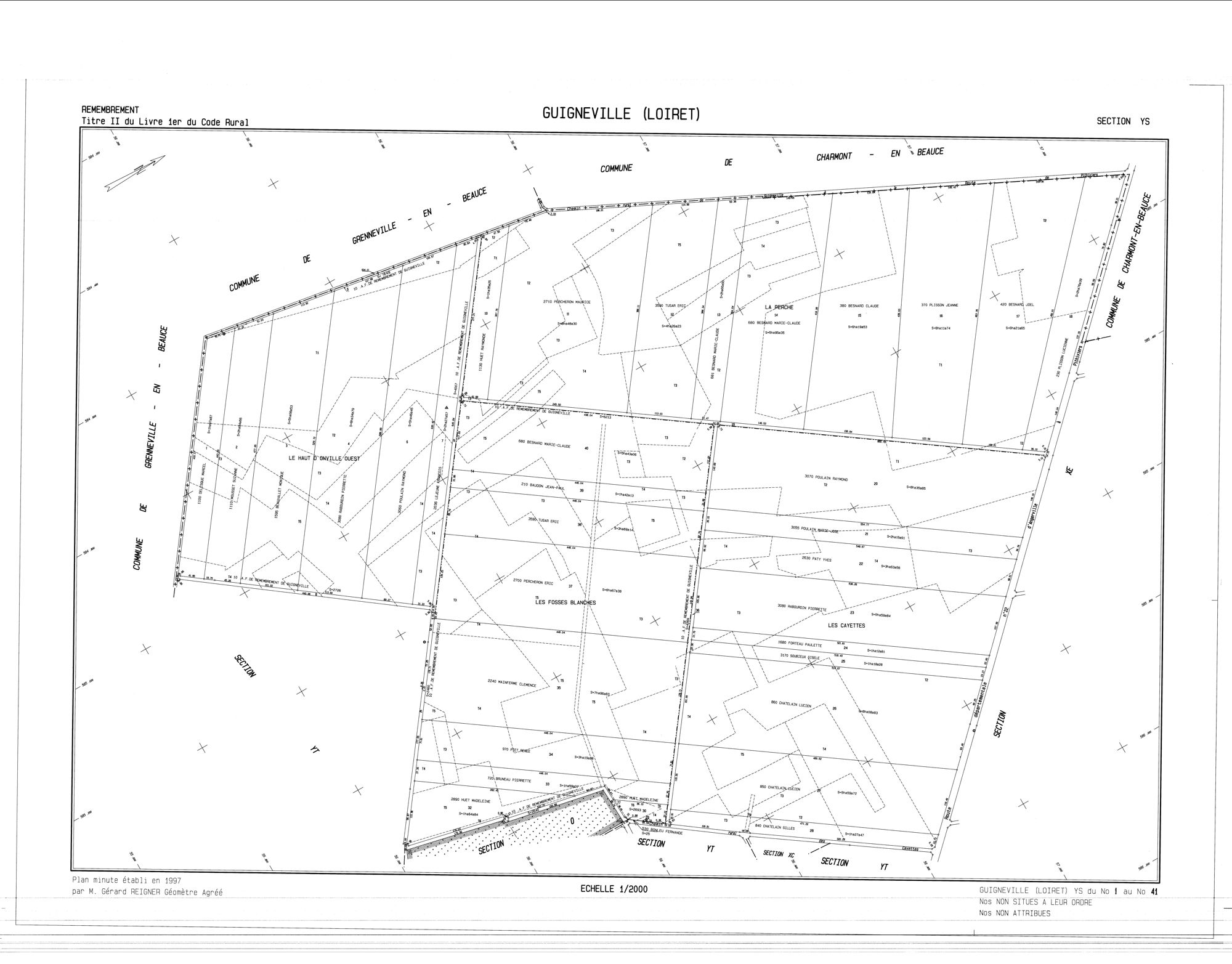 Guigneville - Sections