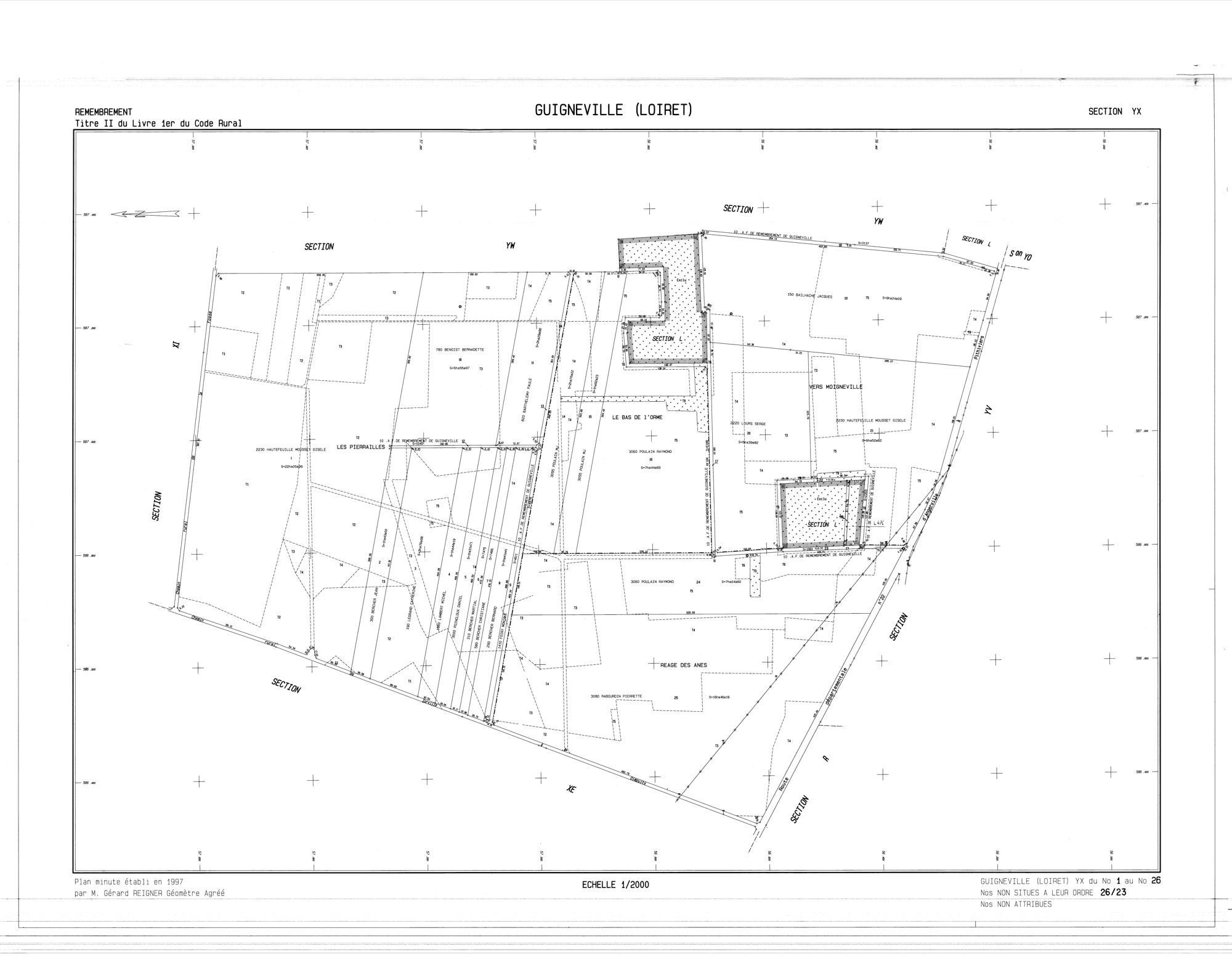 Guigneville - Sections