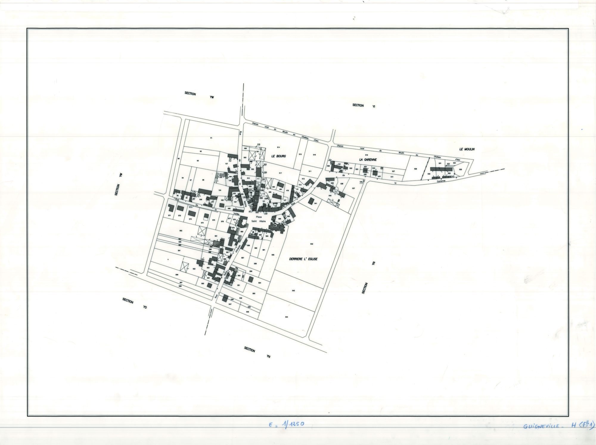 Guigneville - Sections
