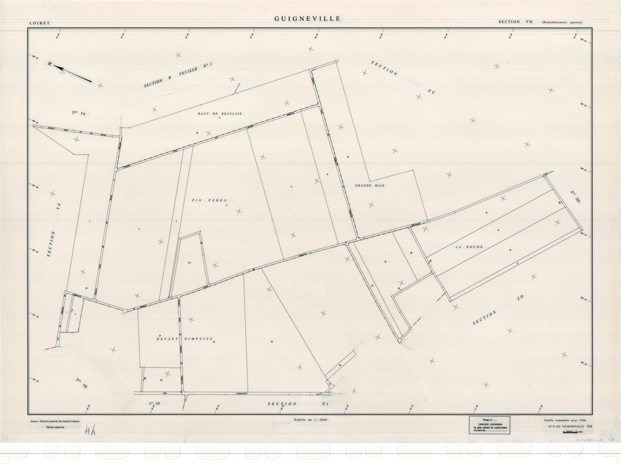 Guigneville - Sections