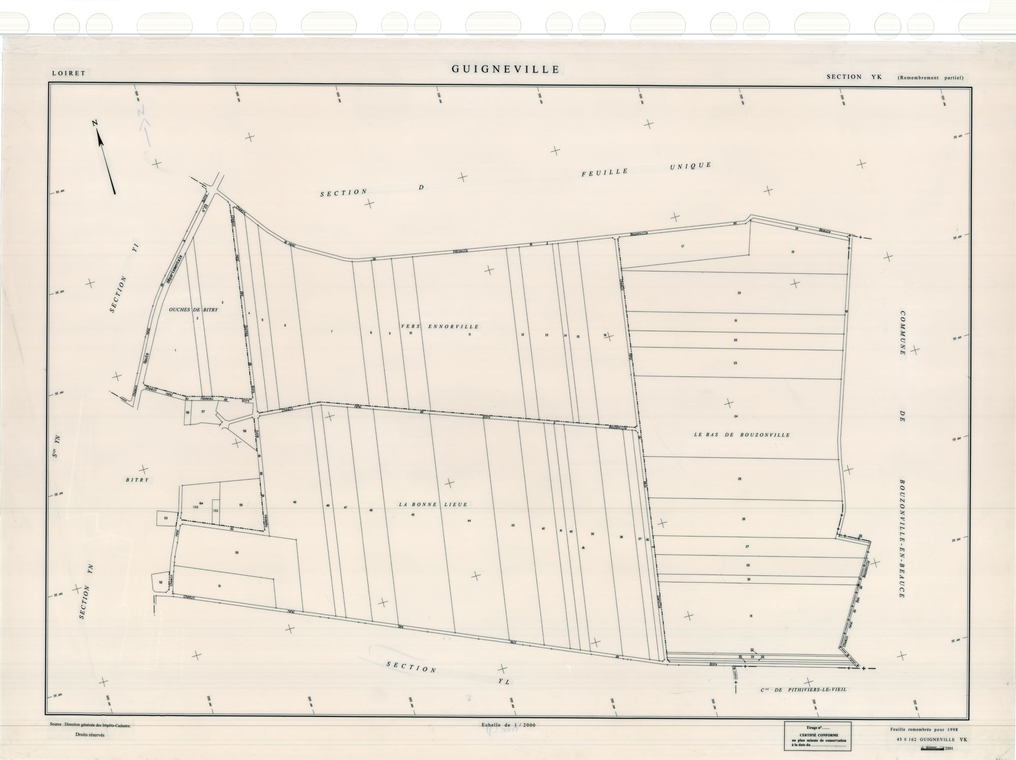 Guigneville - Sections
