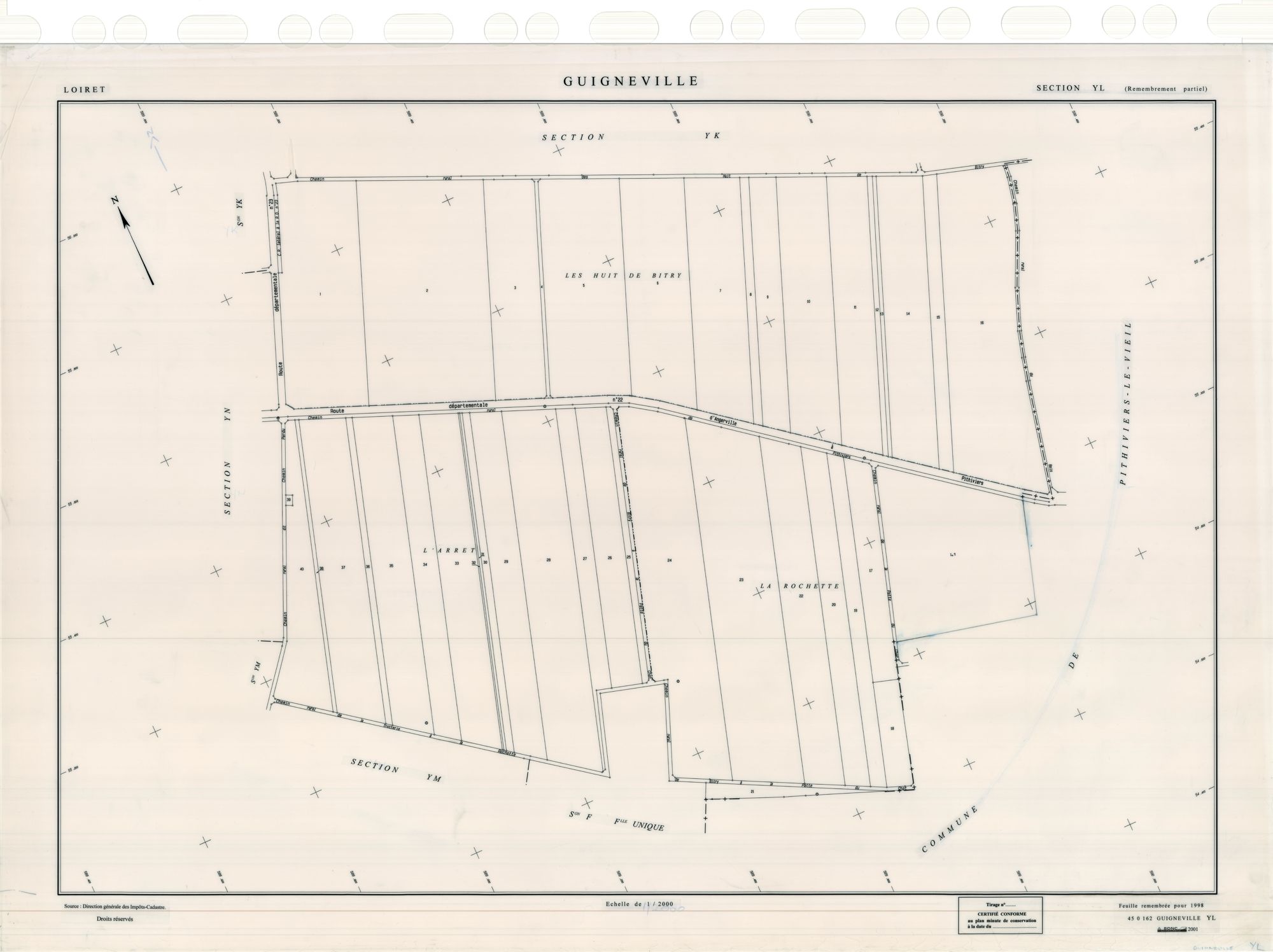 Guigneville - Sections