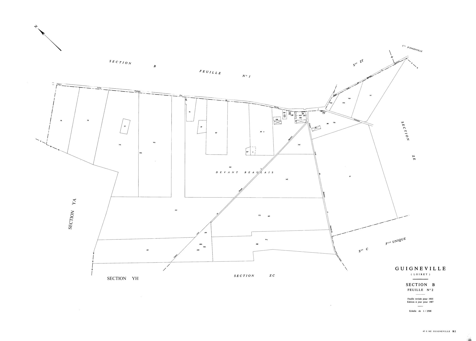 Guigneville - Sections