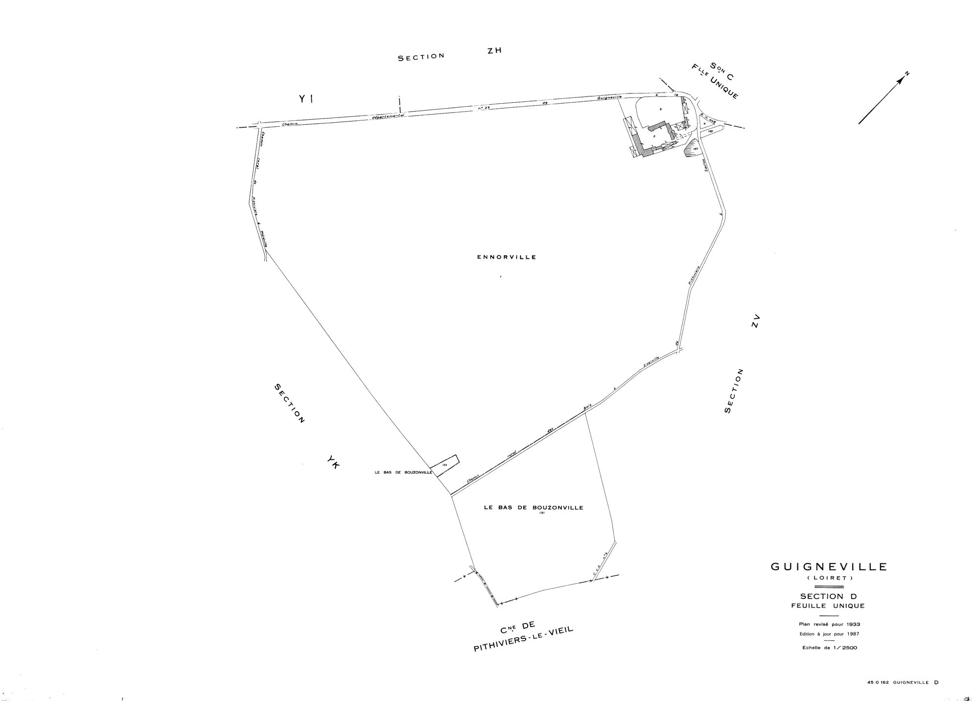 Guigneville - Sections