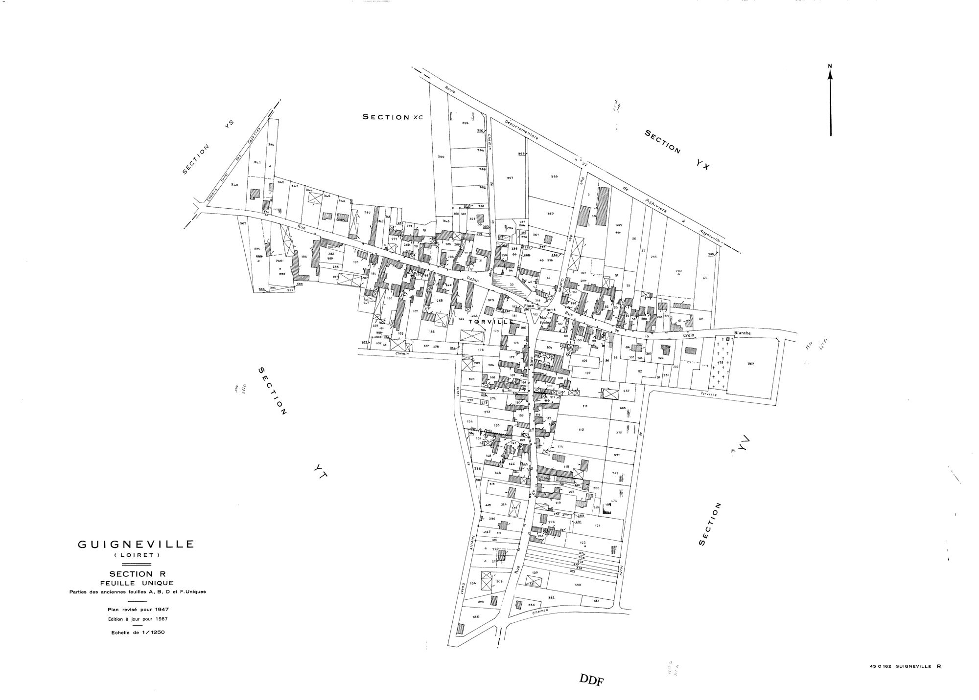 Guigneville - Sections