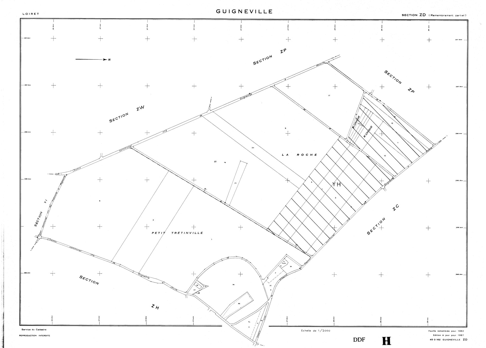 Guigneville - Sections