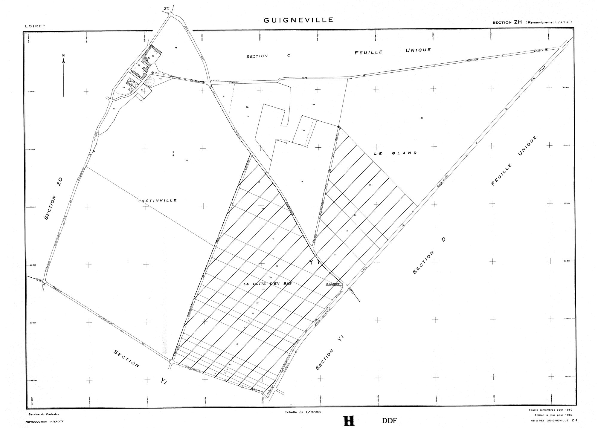 Guigneville - Sections
