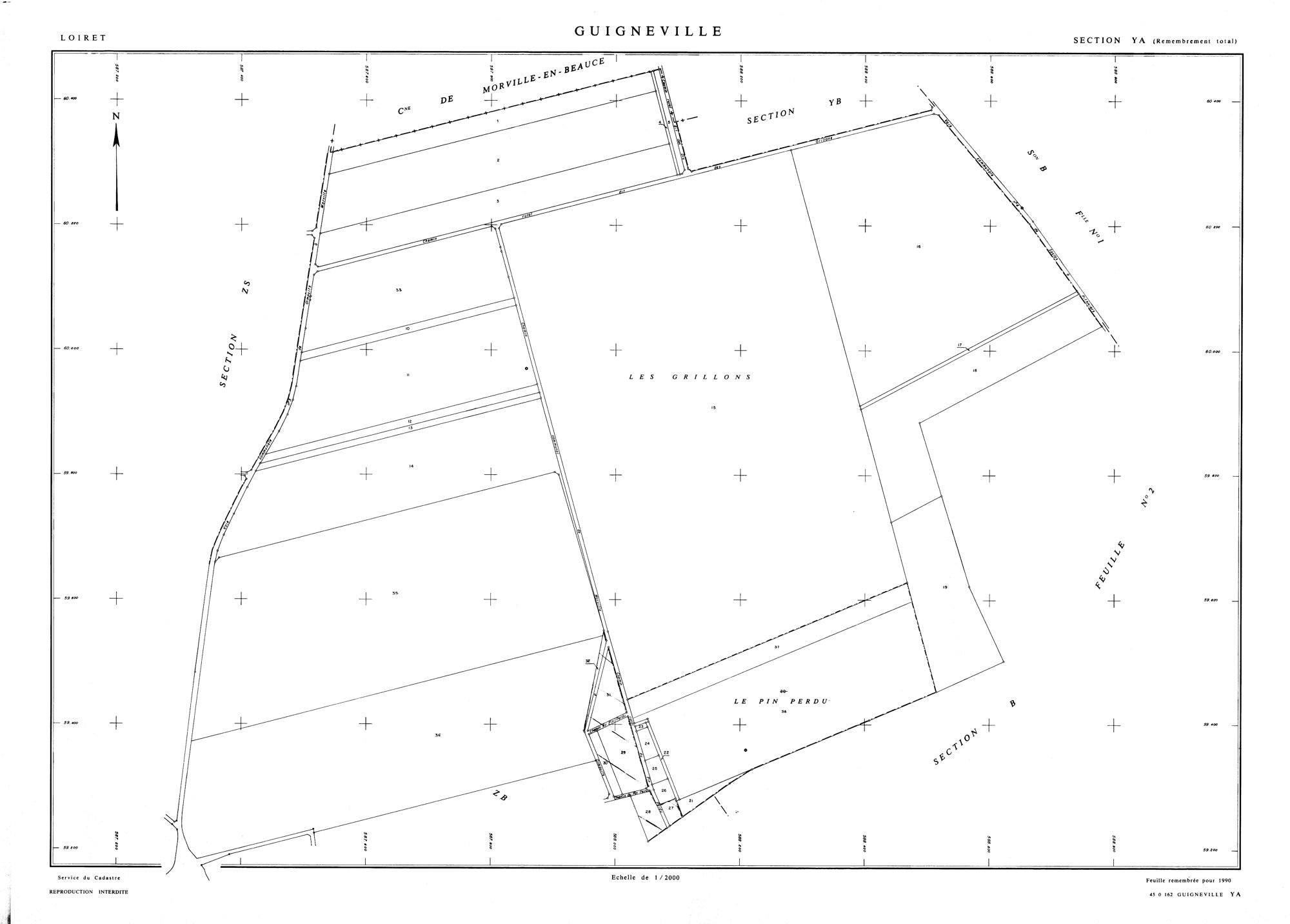 Guigneville - Sections