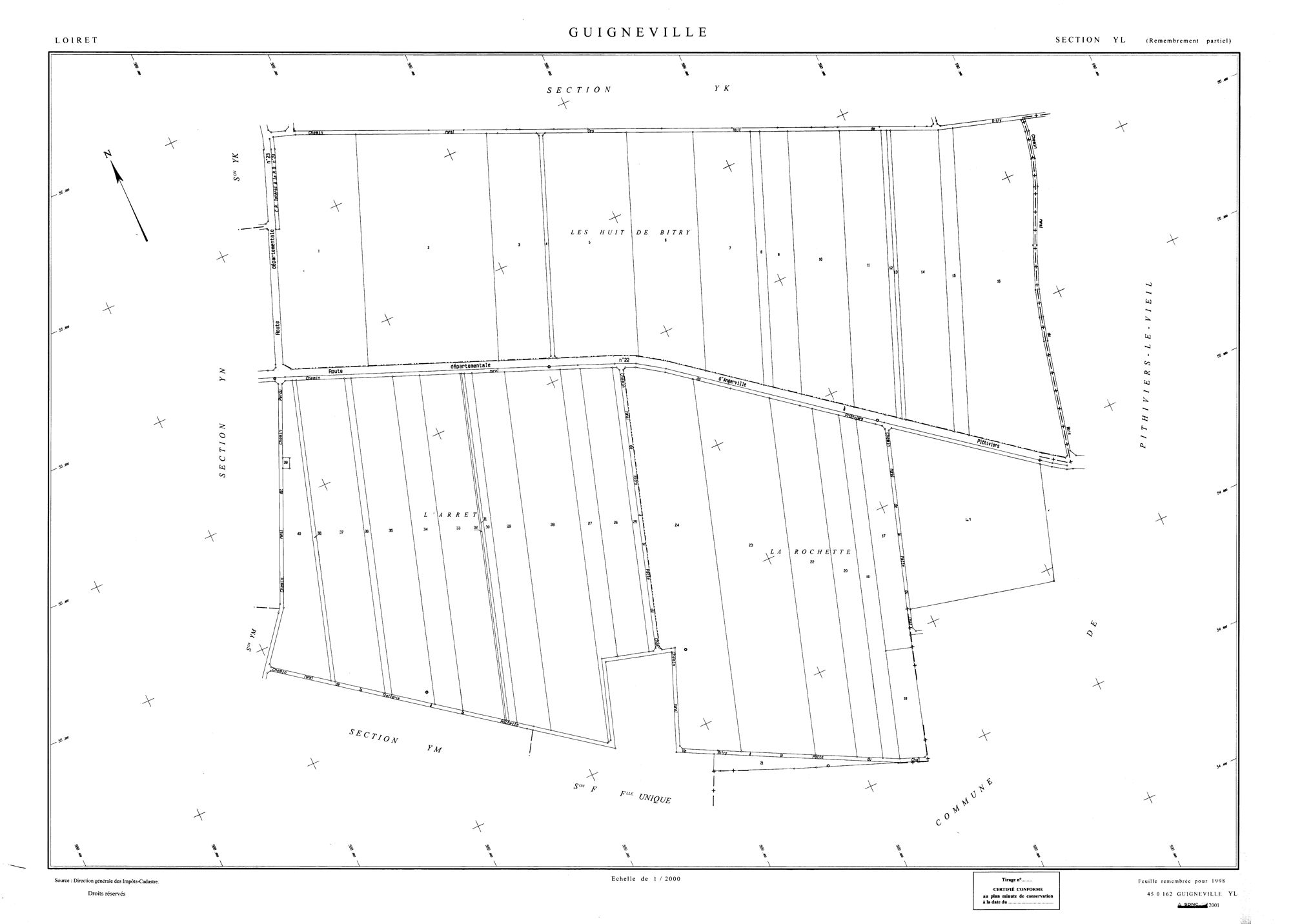 Guigneville - Sections