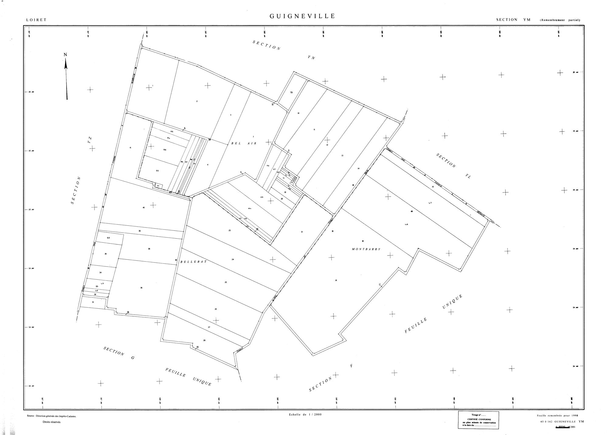 Guigneville - Sections