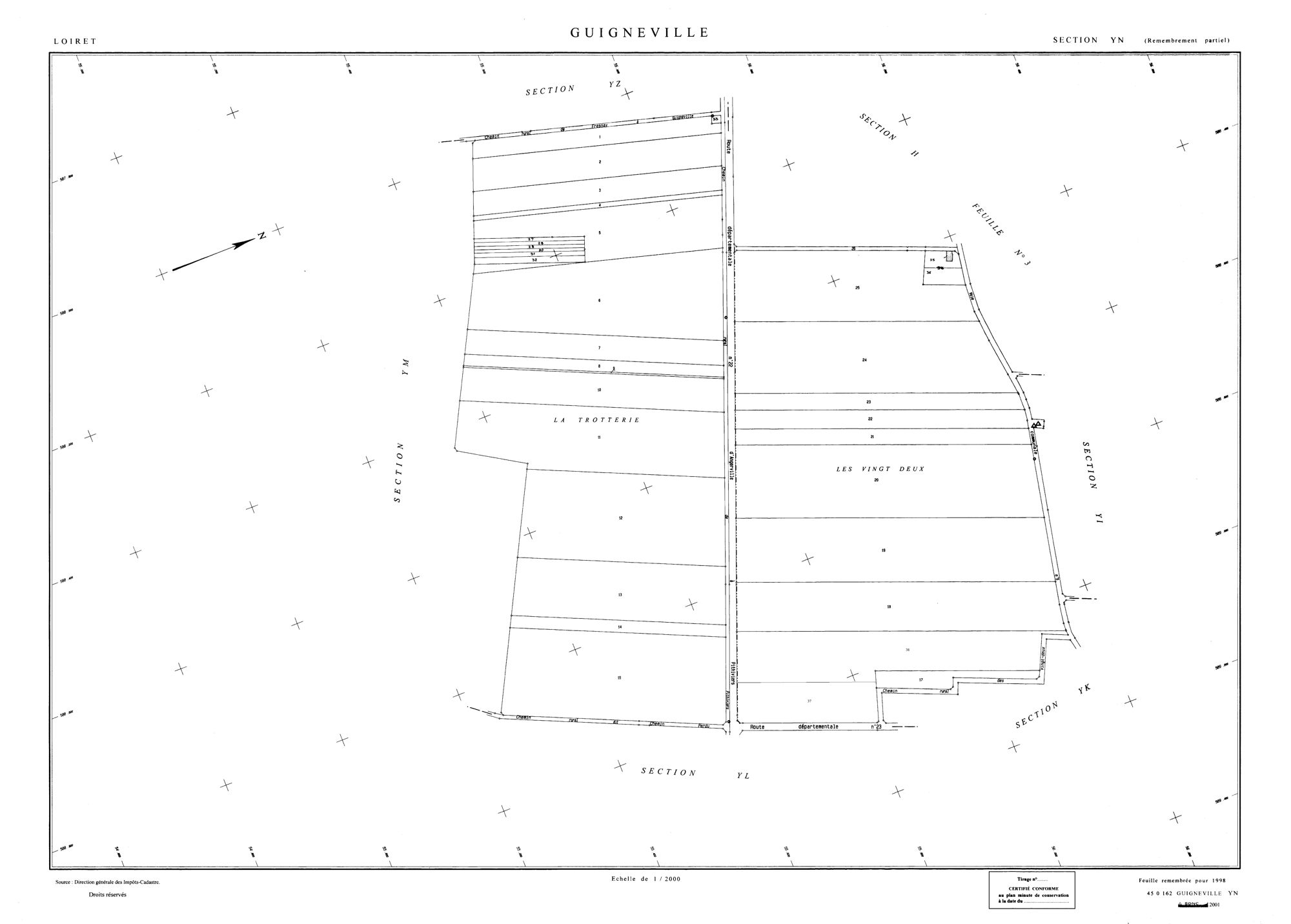 Guigneville - Sections