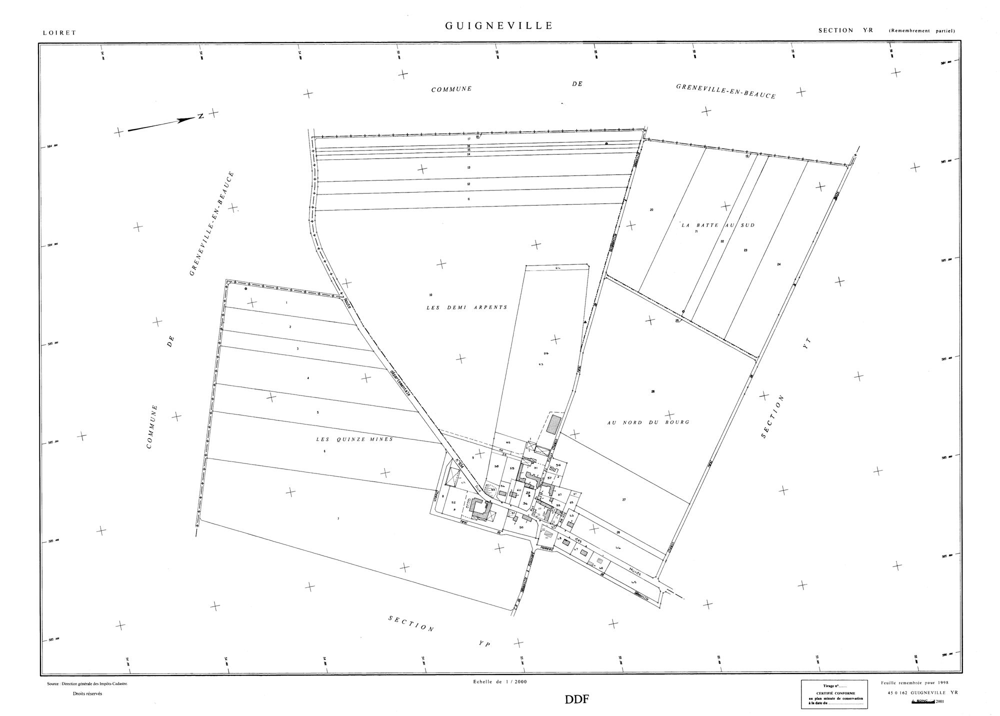 Guigneville - Sections