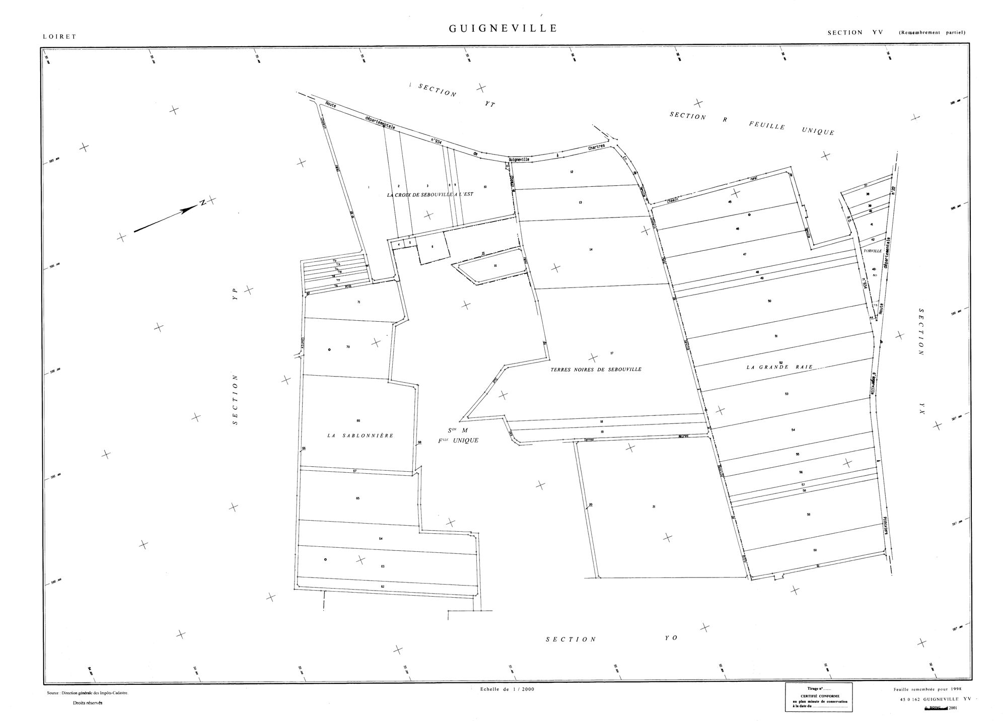 Guigneville - Sections