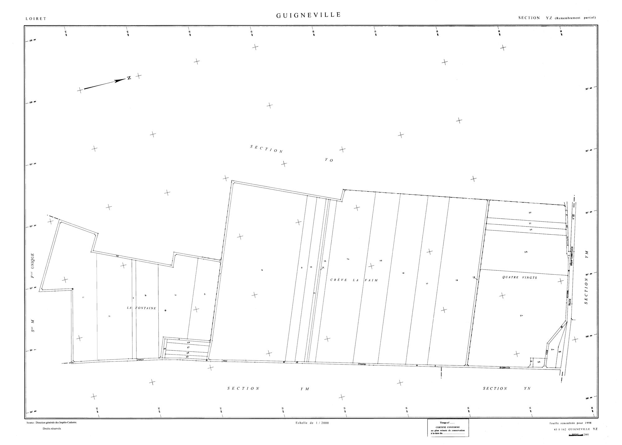Guigneville - Sections
