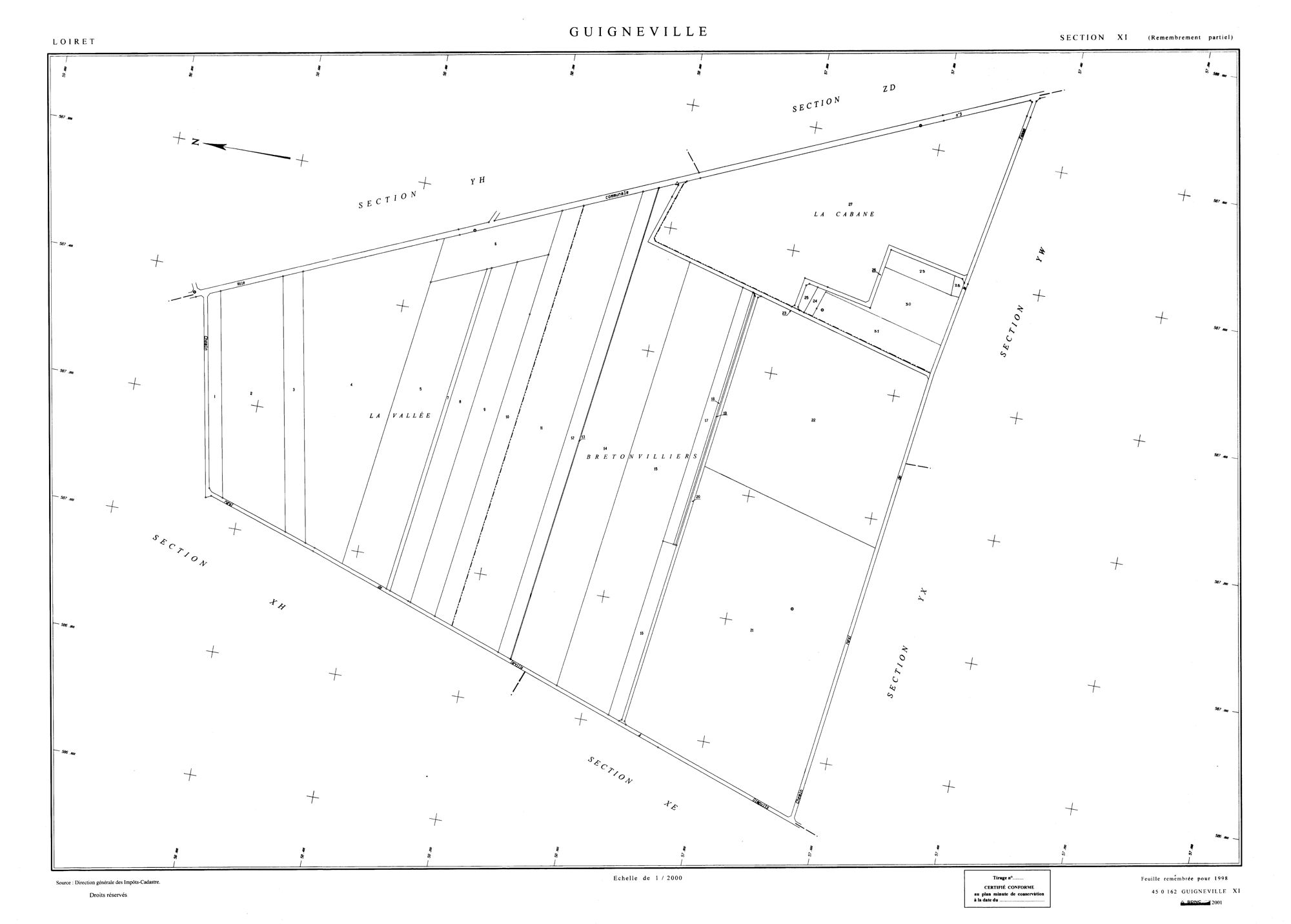 Guigneville - Sections