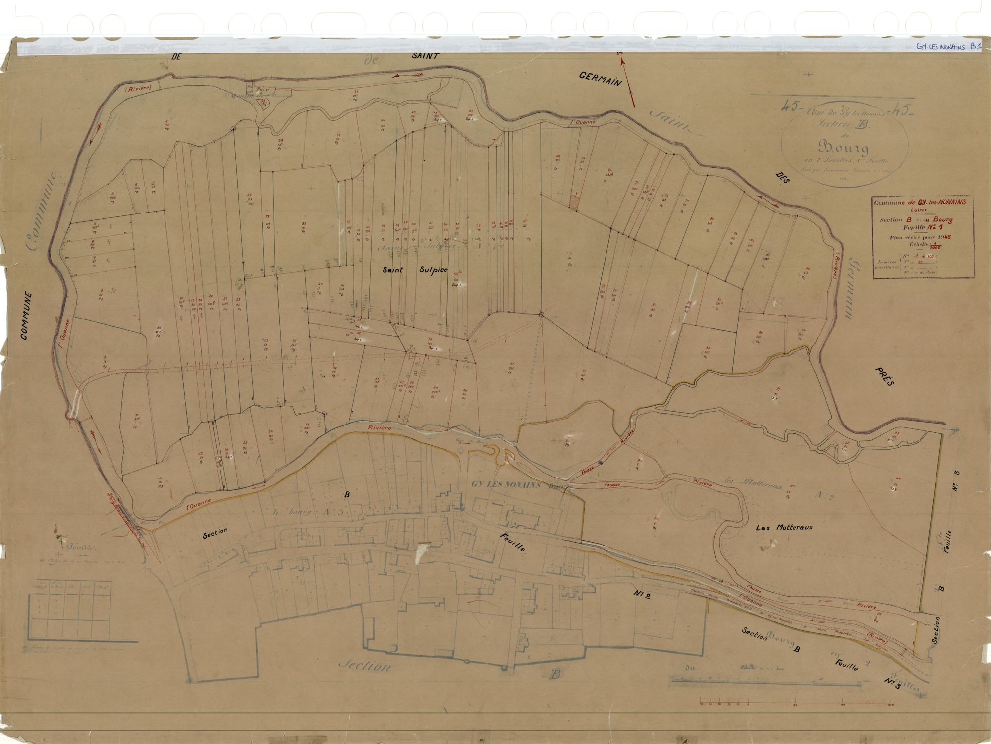 Gy-les-Nonains - Sections