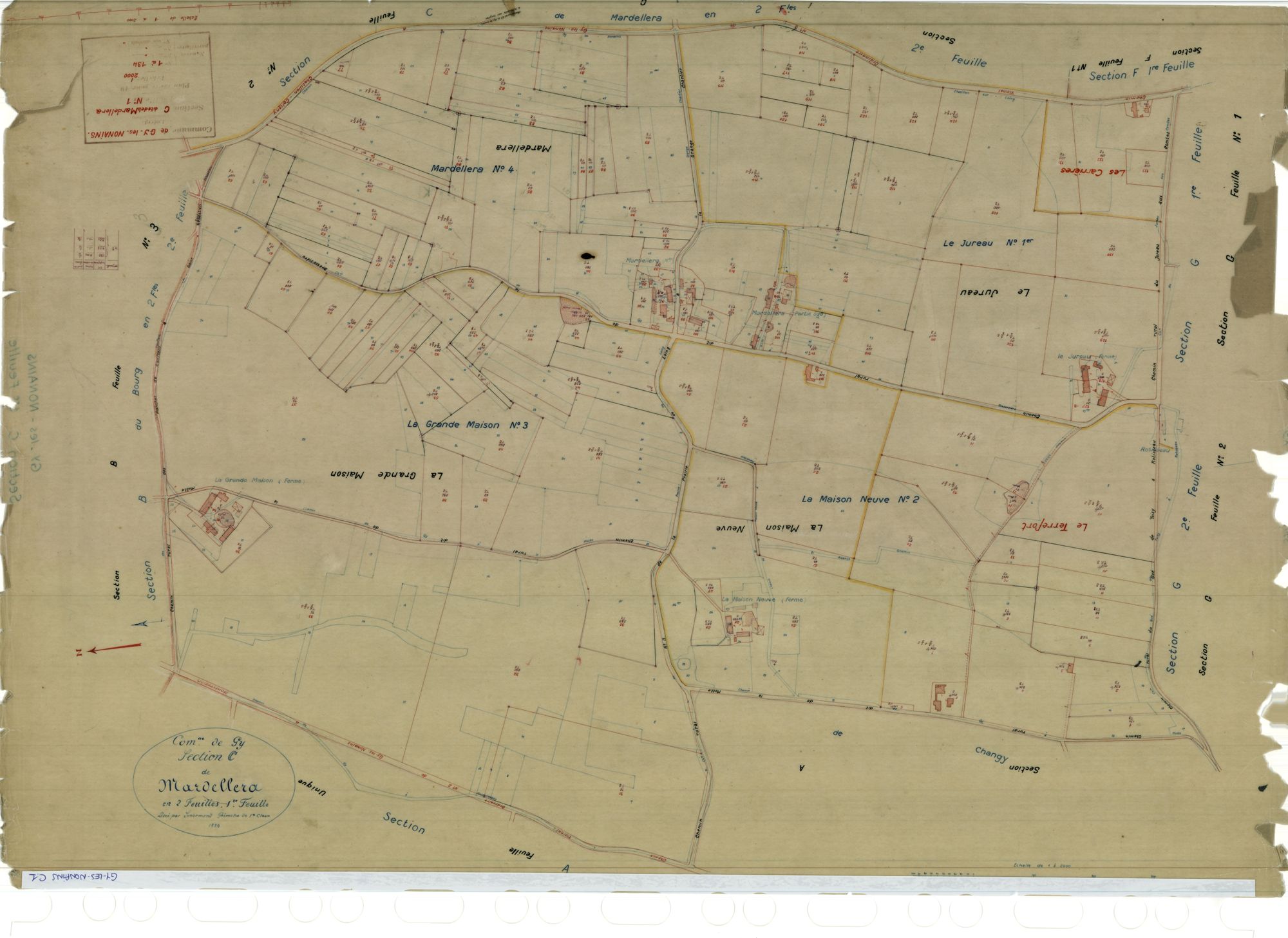 Gy-les-Nonains - Sections