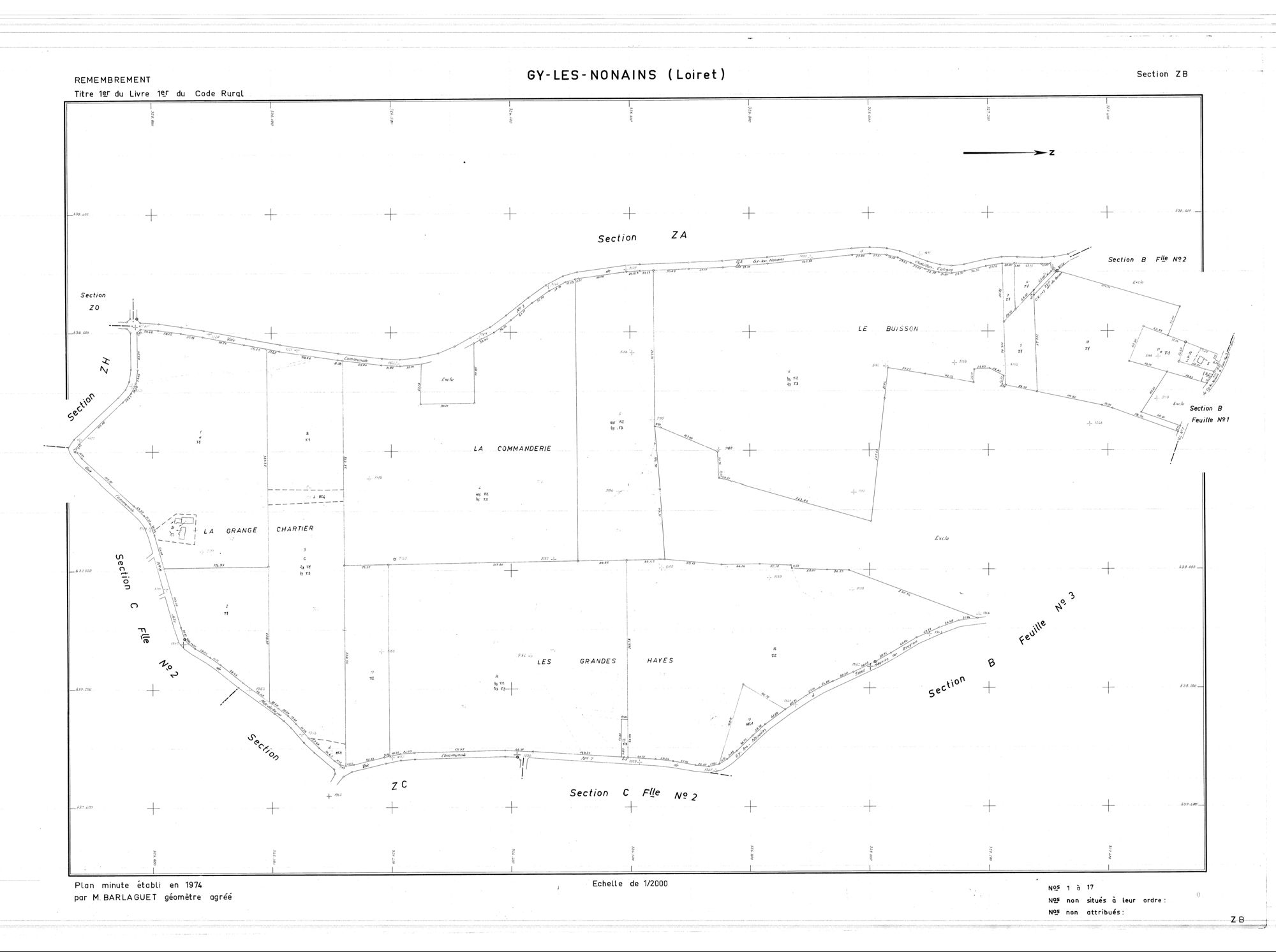 Gy-les-Nonains - Sections