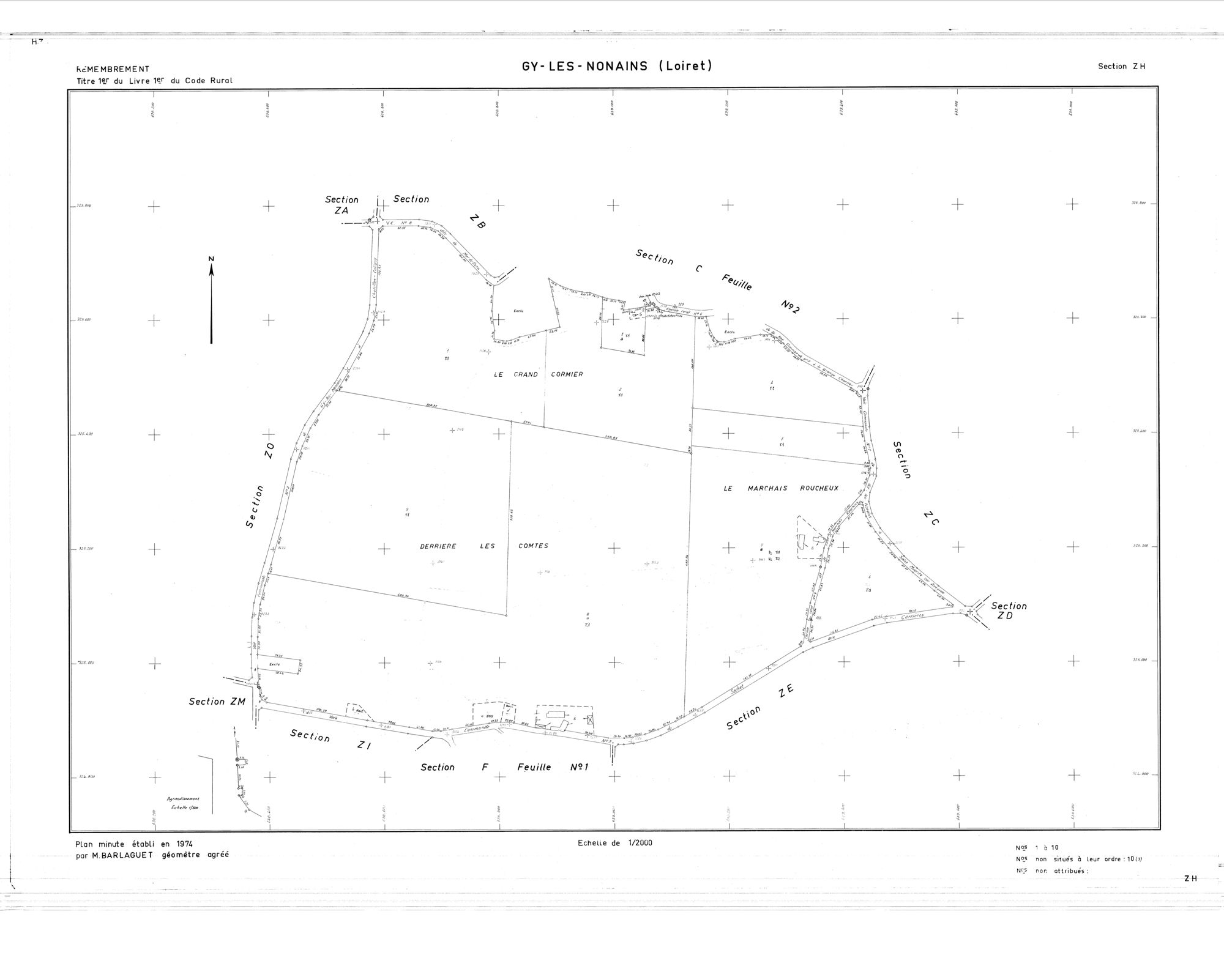 Gy-les-Nonains - Sections