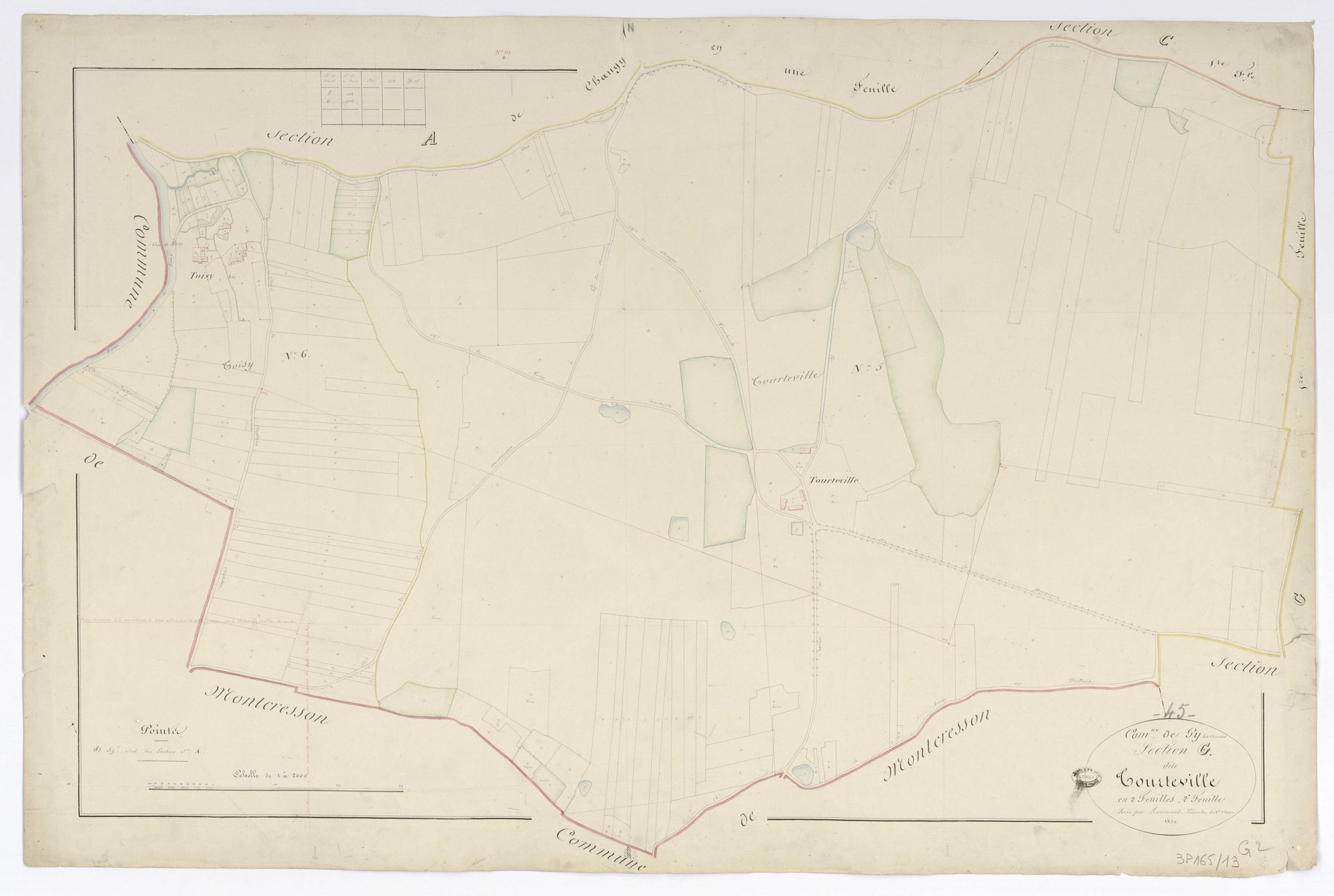Gy-les-Nonains - Sections