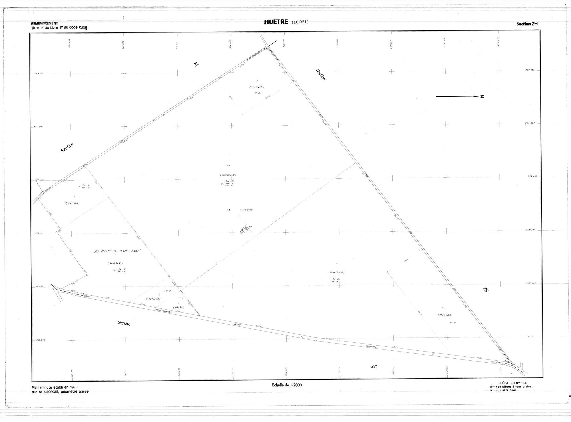 Huêtre - Sections
