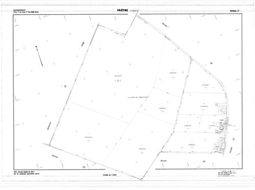 Huêtre - Sections