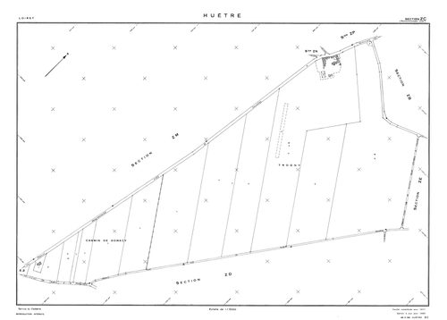 Huêtre - Sections