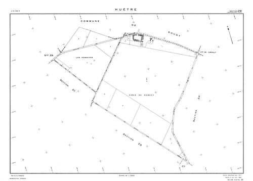 Huêtre - Sections