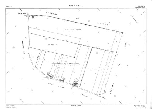 Huêtre - Sections