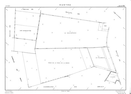 Huêtre - Sections