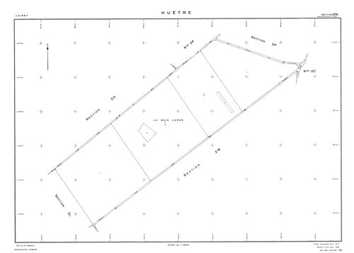 Huêtre - Sections