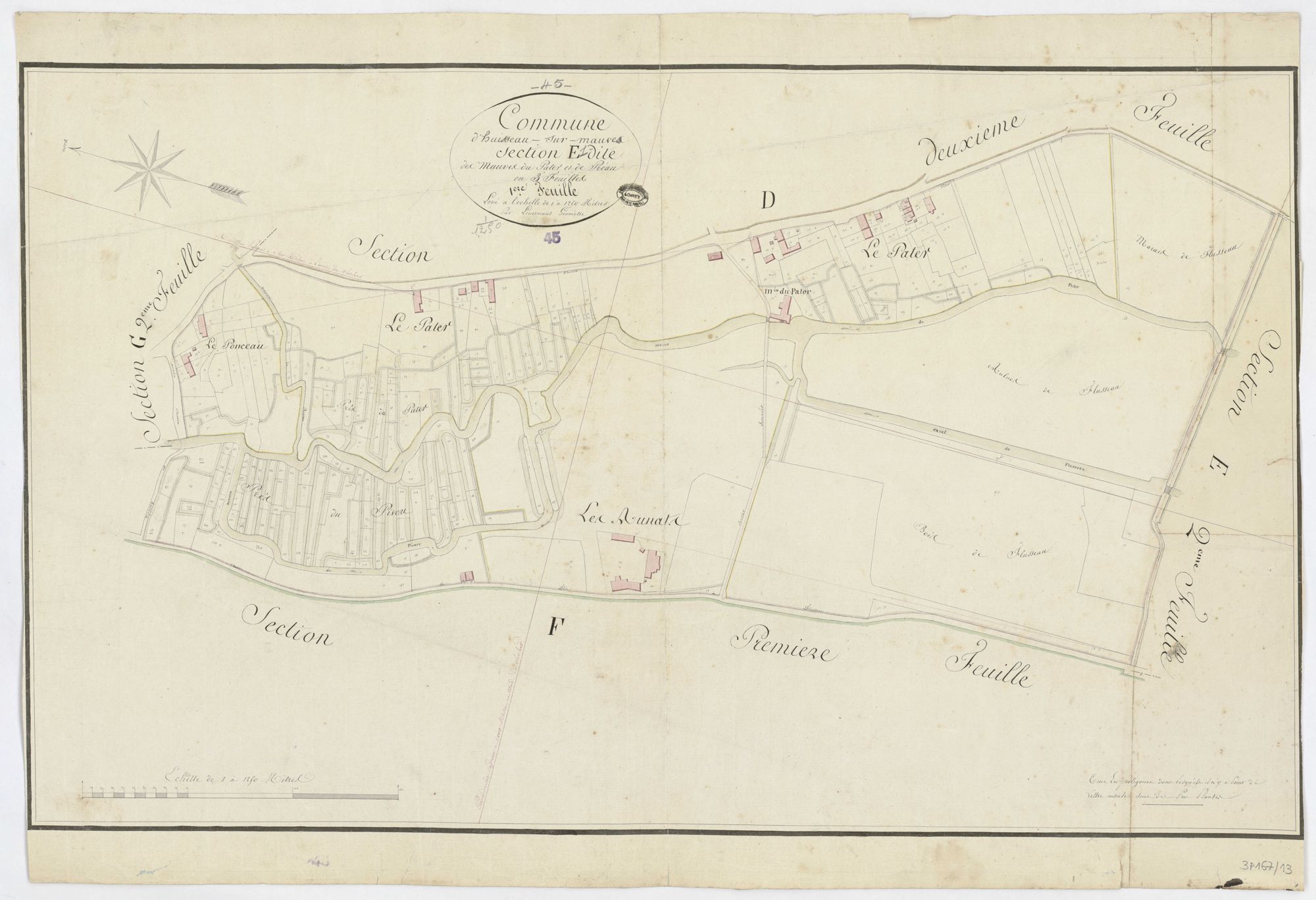 Huisseau-sur-Mauves - Sections