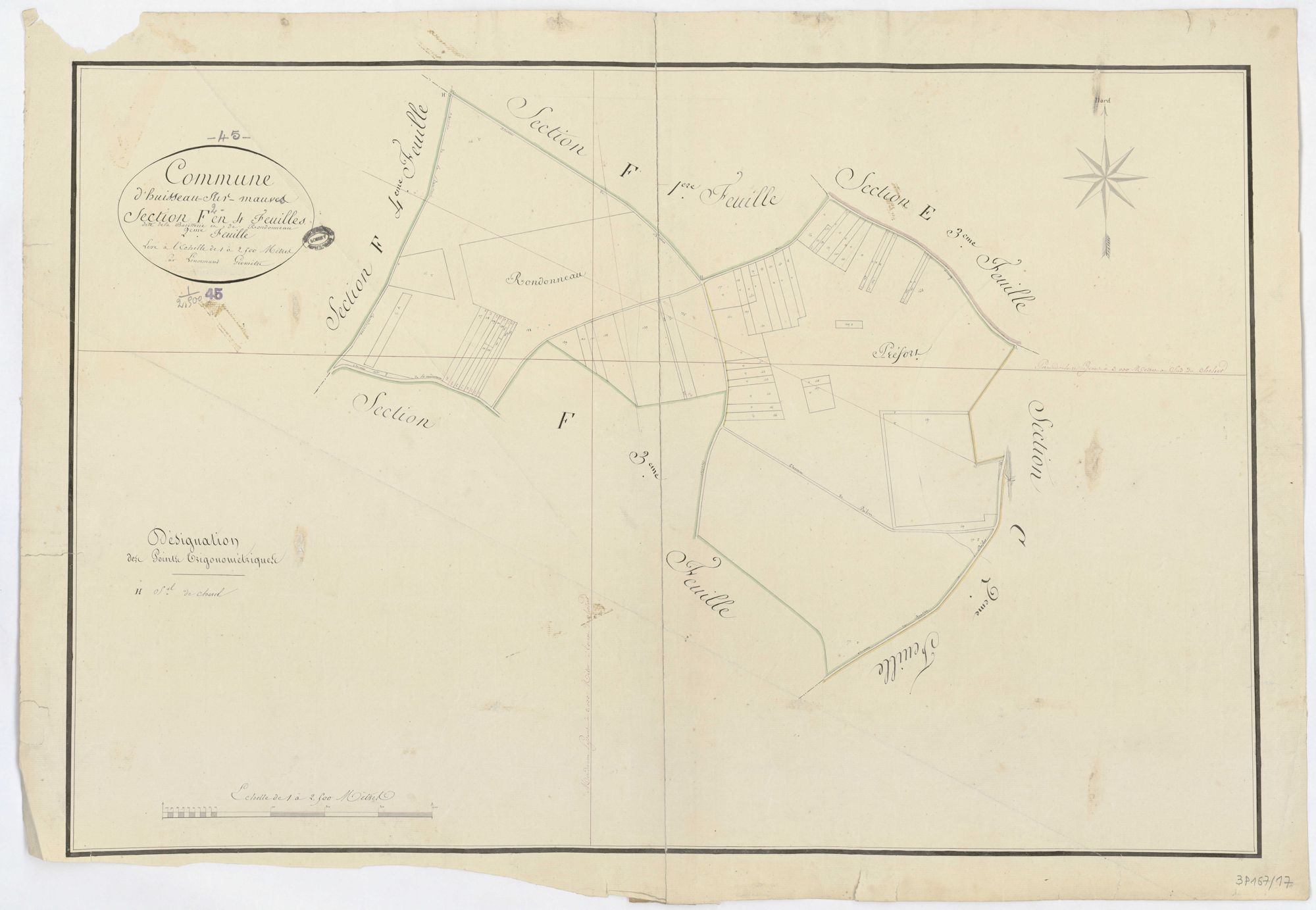 Huisseau-sur-Mauves - Sections