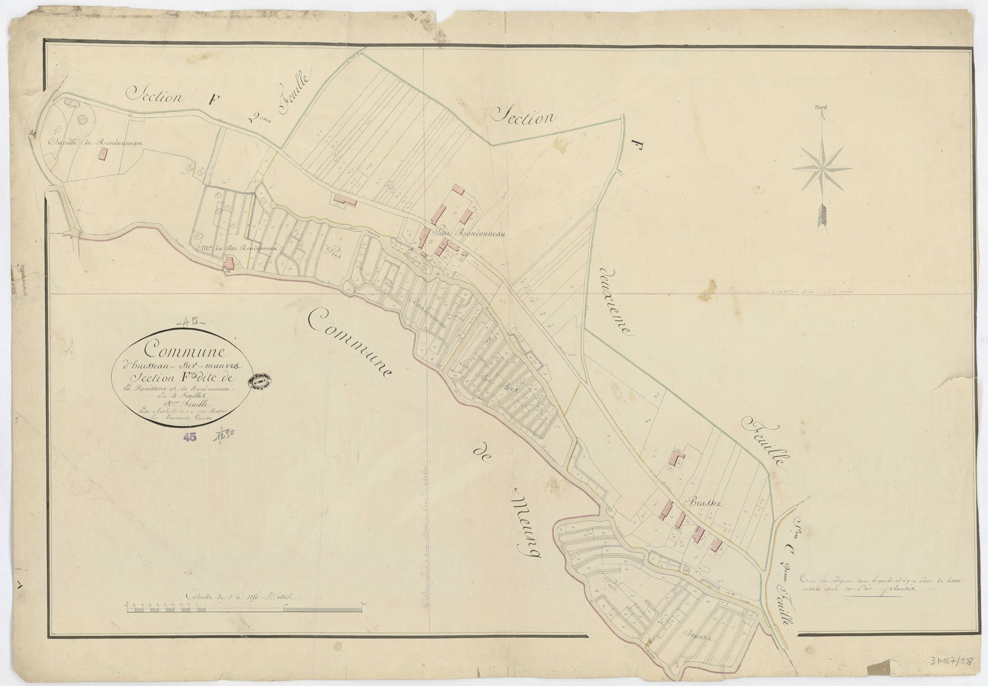 Huisseau-sur-Mauves - Sections