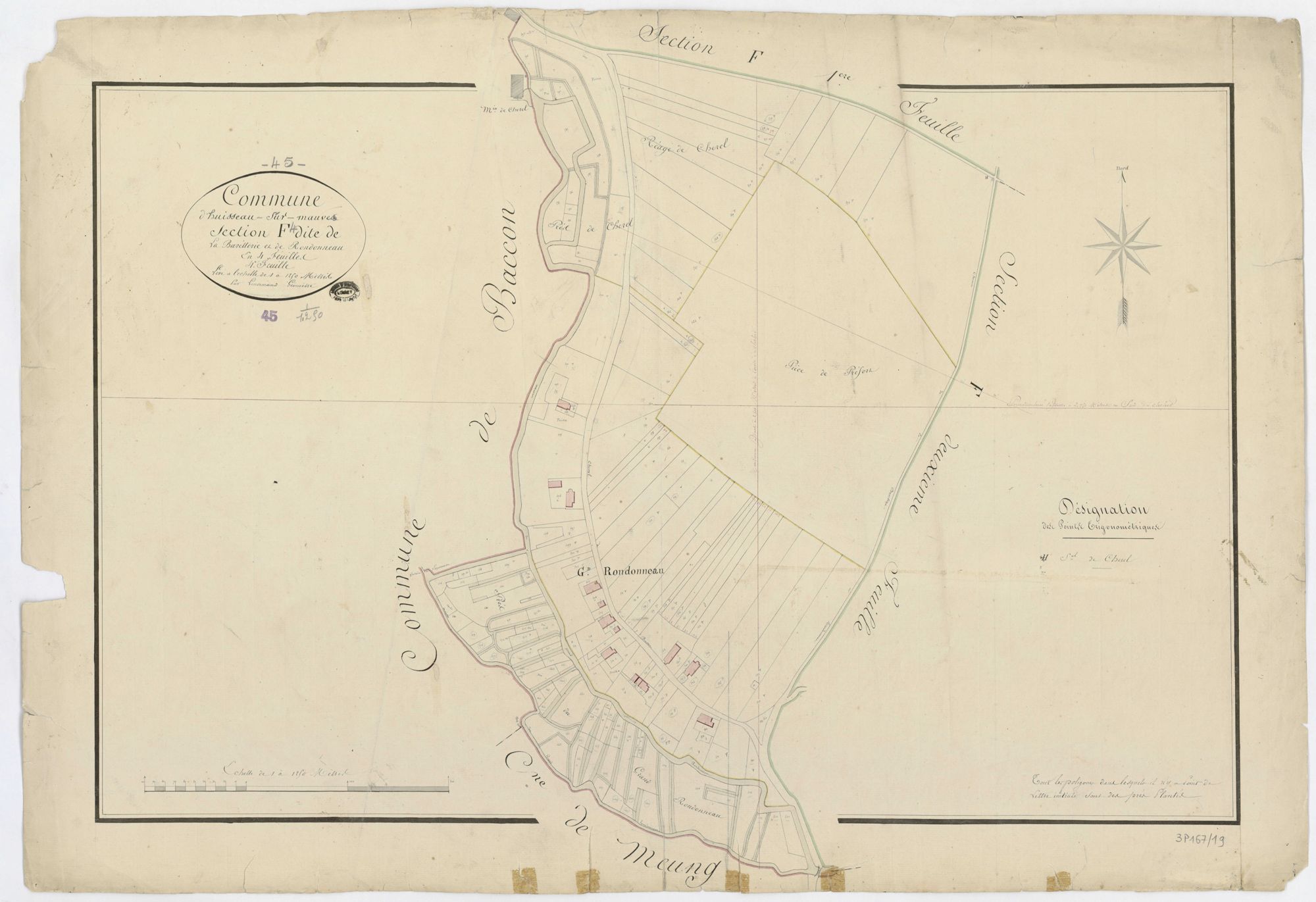 Huisseau-sur-Mauves - Sections