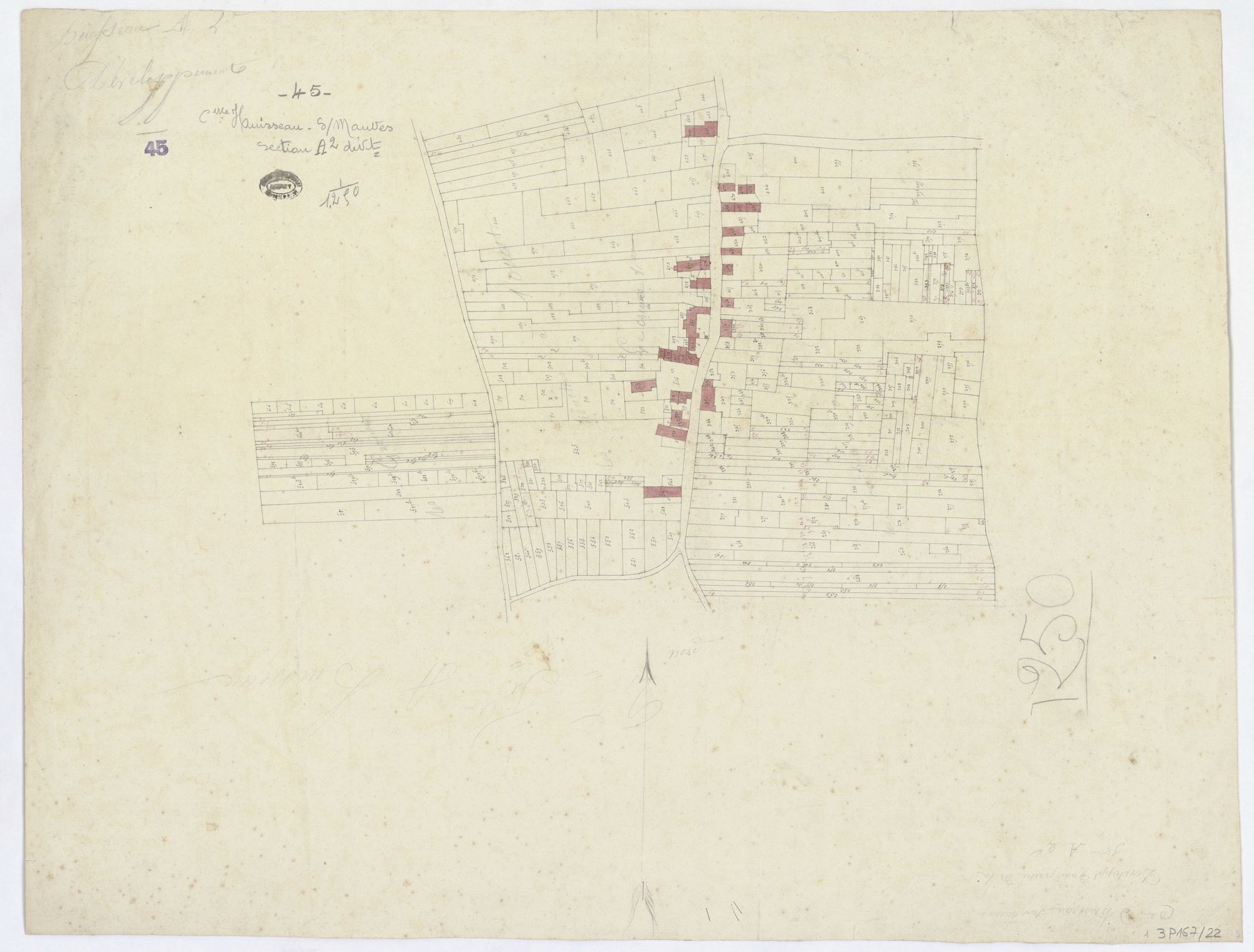 Huisseau-sur-Mauves - Sections