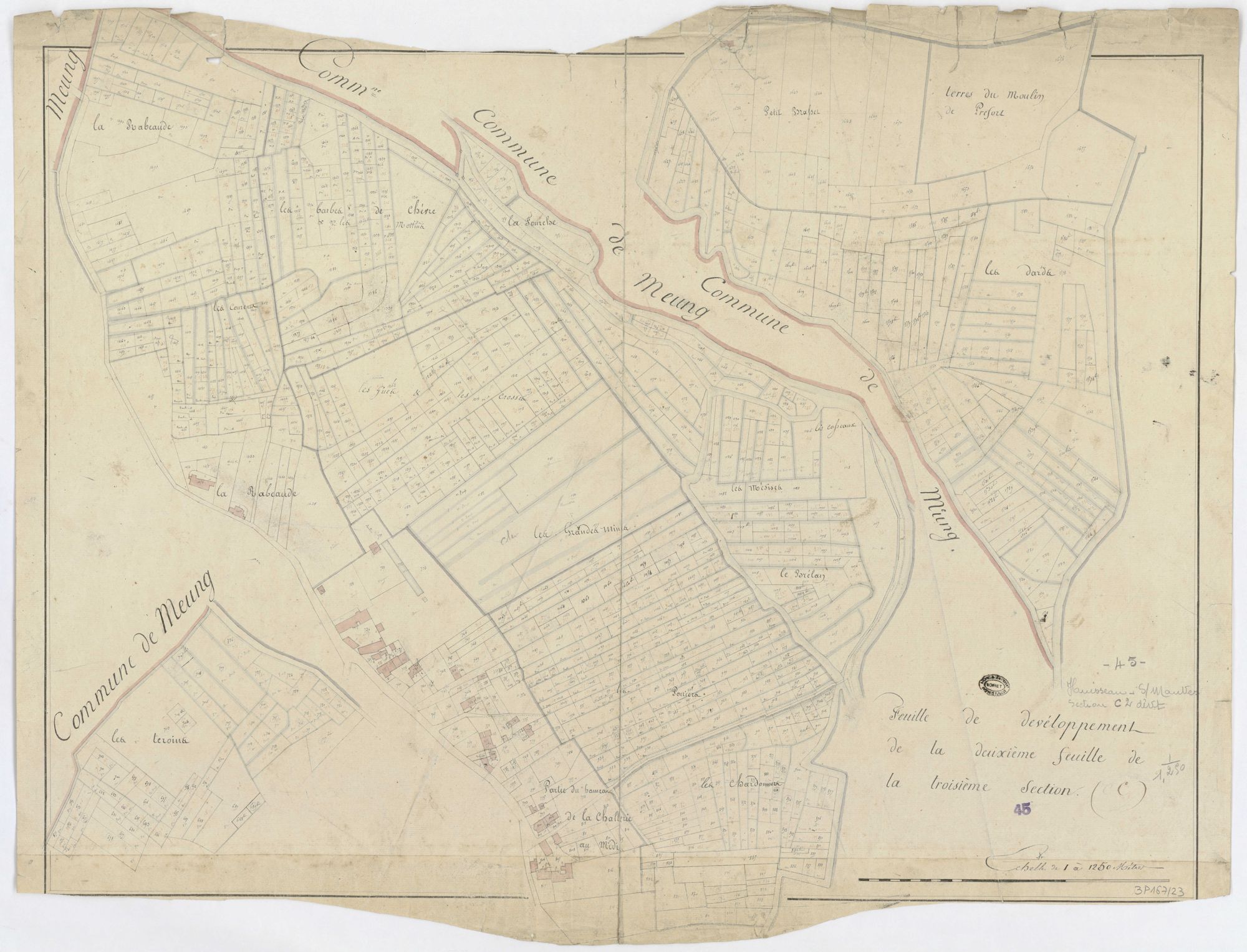 Huisseau-sur-Mauves - Sections