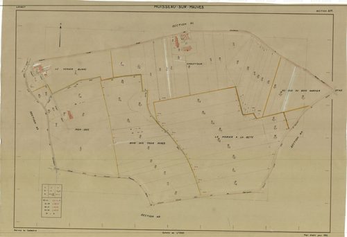 Huisseau-sur-Mauves - Sections