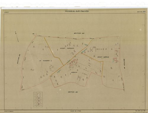 Huisseau-sur-Mauves - Sections