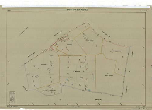 Huisseau-sur-Mauves - Sections