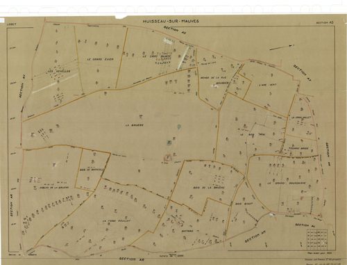 Huisseau-sur-Mauves - Sections