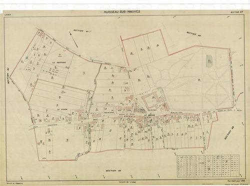 Huisseau-sur-Mauves - Sections