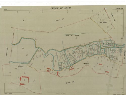 Huisseau-sur-Mauves - Sections
